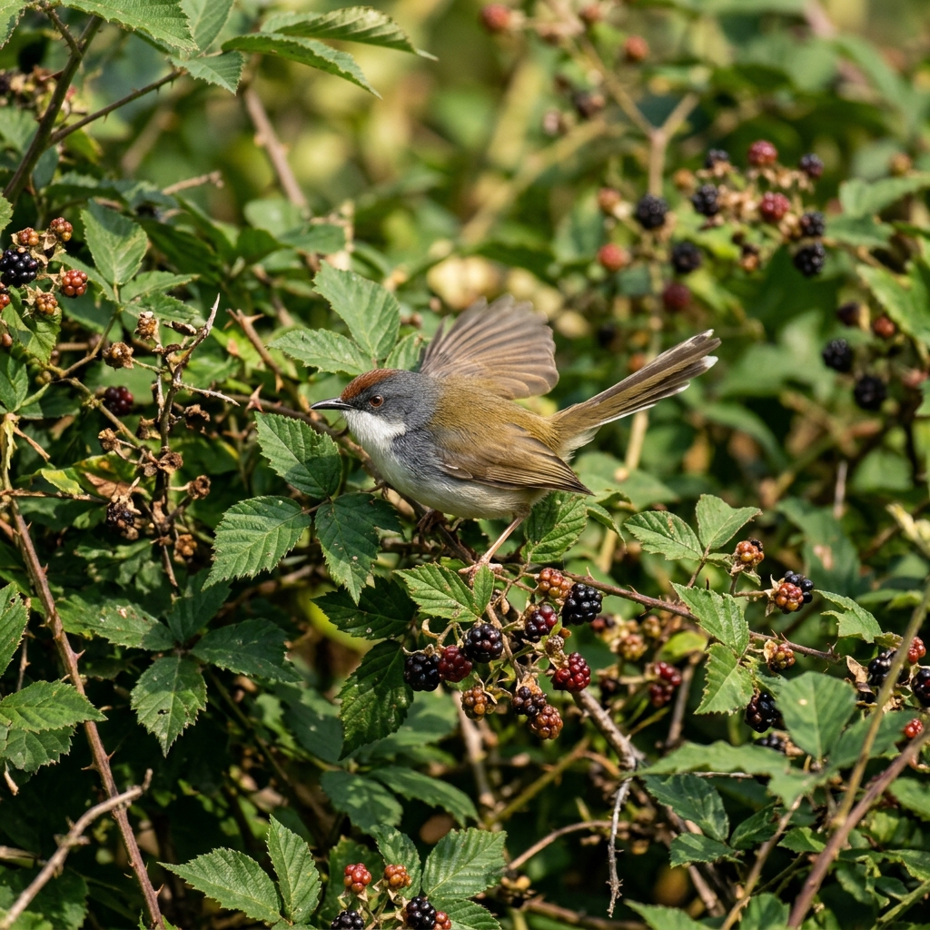 Grey-breasted Prinia photo detail 2