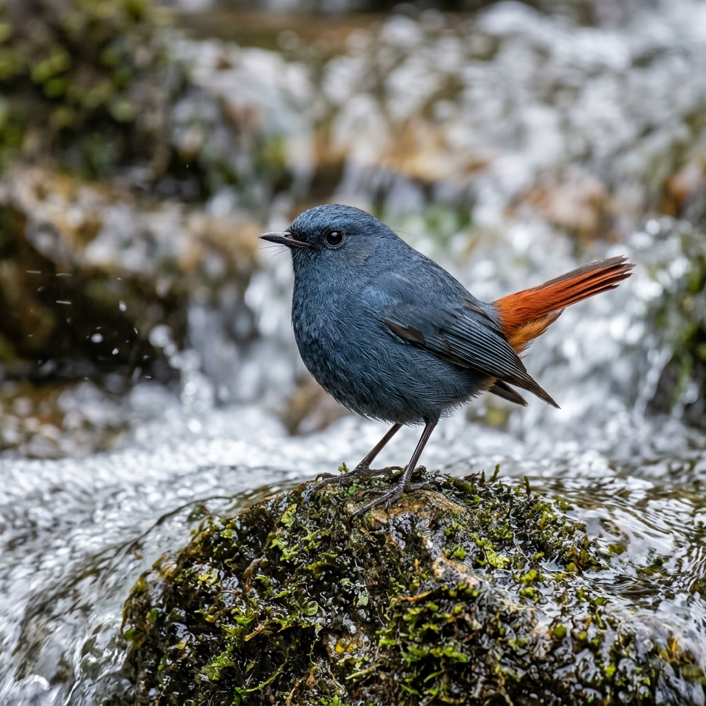 Plumbeous Water Redstart photo detail 2