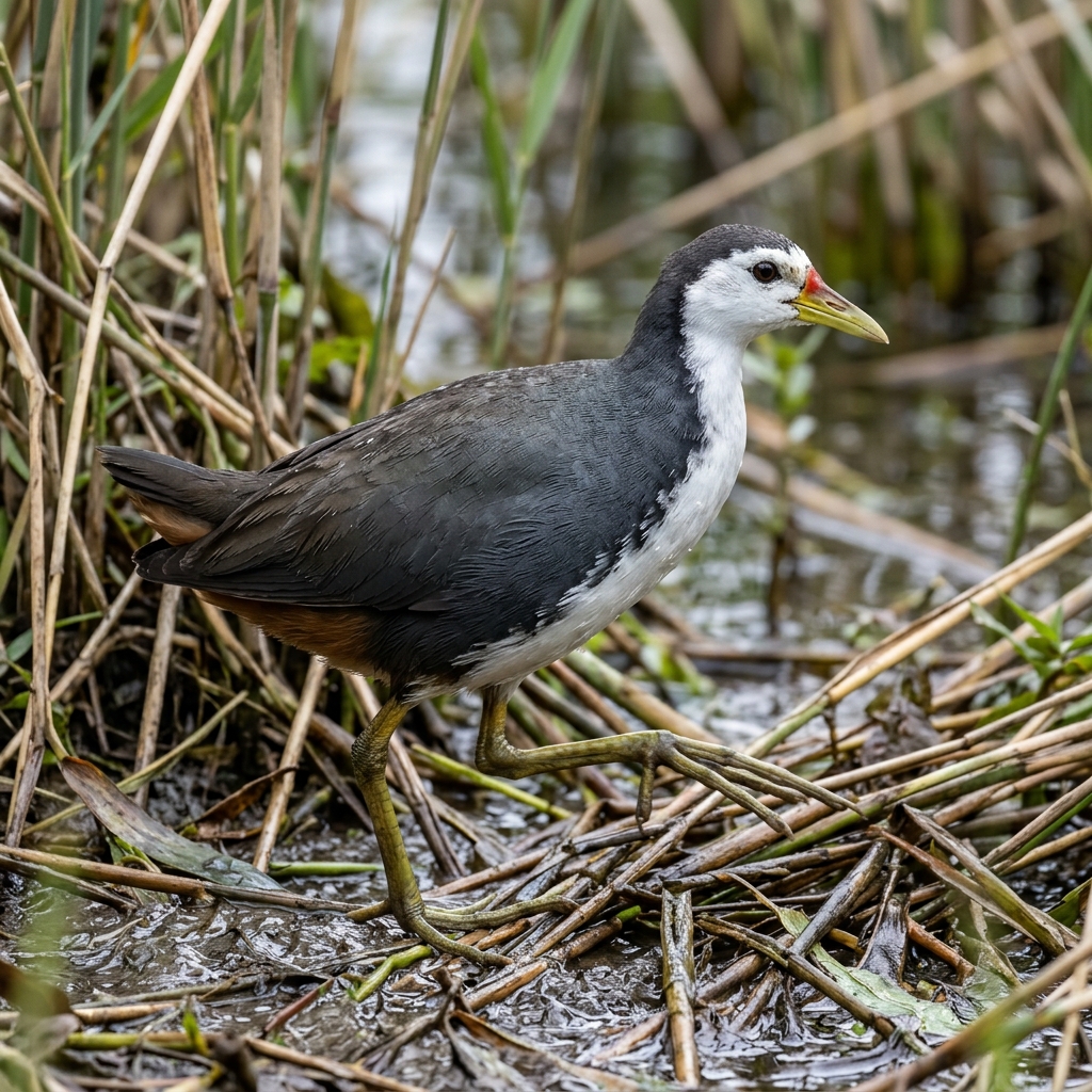 White-breasted Waterhen